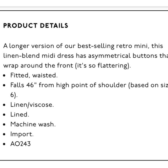 Madewell Linen-blend Button-wrap Midi Dress - Picture 4 of 7